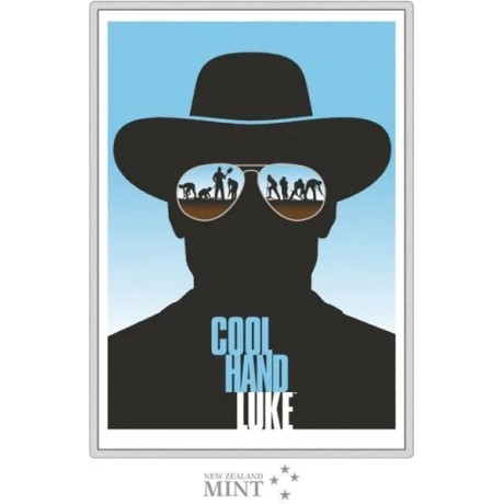 Cool Hand Luke - stříbrná sběratelská mince