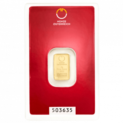 Münze Österreich - 2 g - Goldanlagebarren