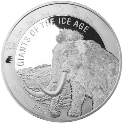 Giants of the Ice Age Serie - 8 oz - Silber Sammlermünzen