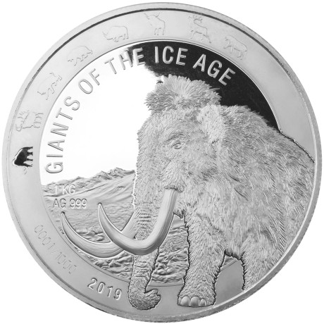 Giants of the Ice Age Serie - 8 oz - Silber Sammlermünzen