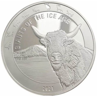 Giants of the Ice Age Serie - 8 oz - Silber Sammlermünzen