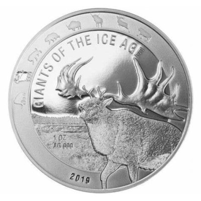 Giants of the Ice Age Serie - 8 oz - Silber Sammlermünzen