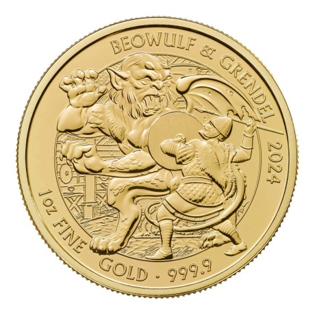Myths and Legends - Beowulf - 1 oz - Goldanlagemünze