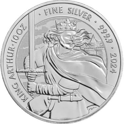 Mythen und Legenden - König Artus - 10 oz - Silberanlagemünze