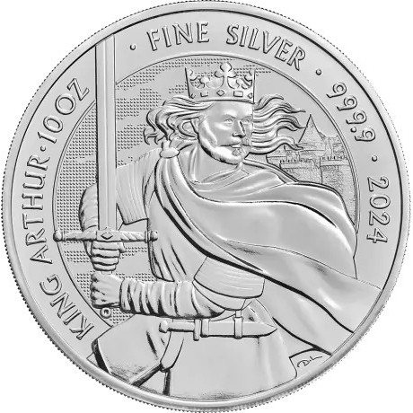 Mythen und Legenden - König Artus - 10 oz - Silberanlagemünze