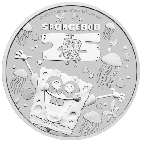 Spongebob Schwammkopf - 1 oz - Silber Sammlermünze