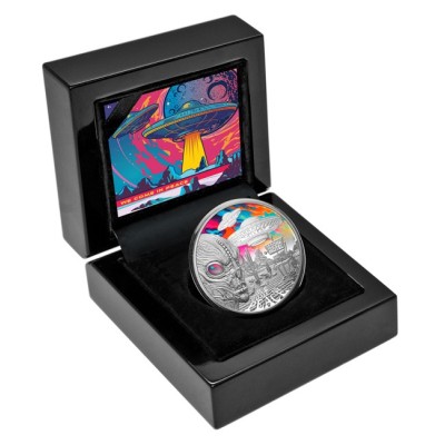 Alien Encounters - 1 oz - Silber Sammlermünze