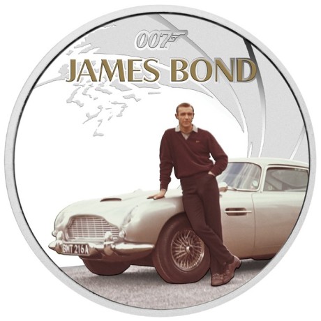 James Bond - Sean Connery - 1 oz - Silber Sammlermünze