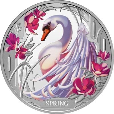 Schwan - 1 oz - Silber Sammlermünze