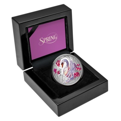 Schwan - 1 oz - Silber Sammlermünze