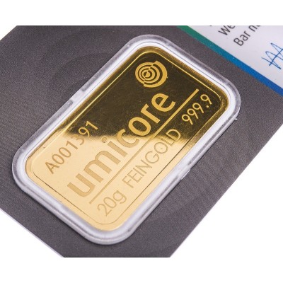 Umicore - 20g - Goldanlagebarren