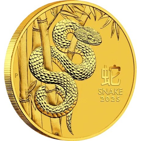 Lunar Snake 2025 - 1/4 oz - Goldanlagemünze