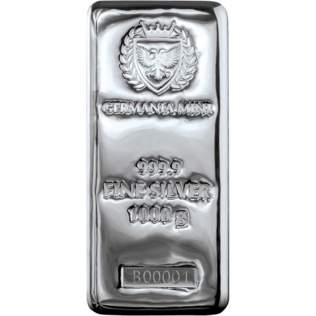 Mincovna Germania 1 kg - stříbrný slitek