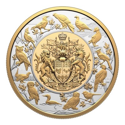 Heraldische Landschaft - 5 oz - Silber Sammlermünze