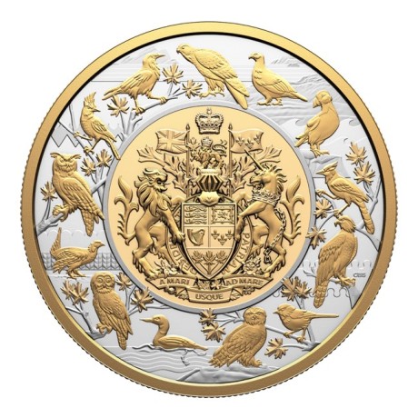 Heraldische Landschaft - 5 oz - Silber Sammlermünze