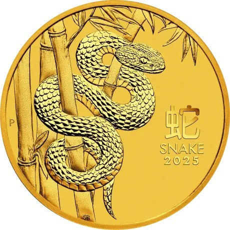 Lunar Snake 2025 - 1/10 oz - Goldanlagemünze