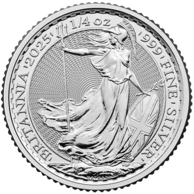 Britannia 2025 - 1/4 oz - Silberanlagemünze