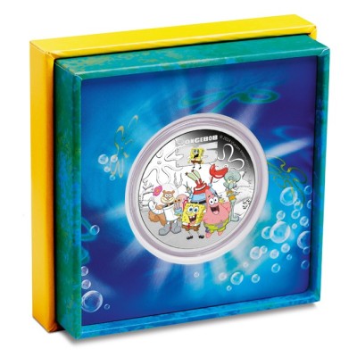 SpongeBob & Friends - 1 oz - Silber Proof Sammlermünze