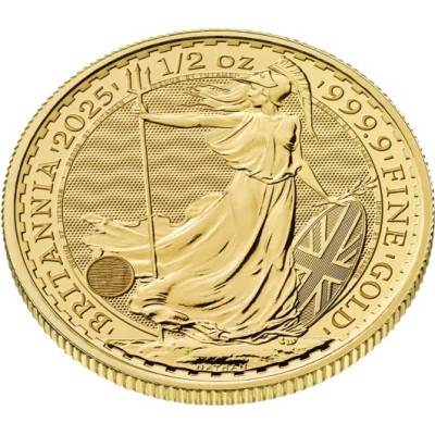 Britannia 2025 - 1/2 oz - Goldanlagemünze