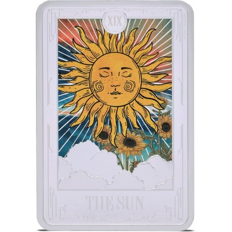 Tarot XIX: Sonne - 1 oz - Silber Sammlermünze
