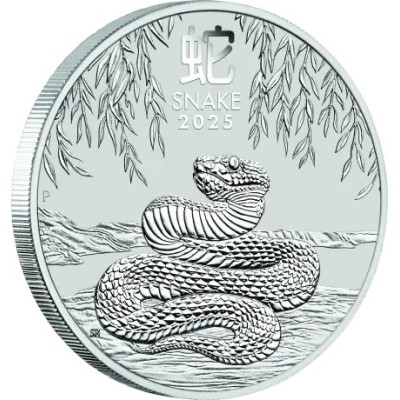 Lunar Snake (2025) - 1 oz - Silber Anlagemünze