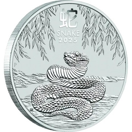Lunar Snake (2025) - 1 oz - Silber Anlagemünze