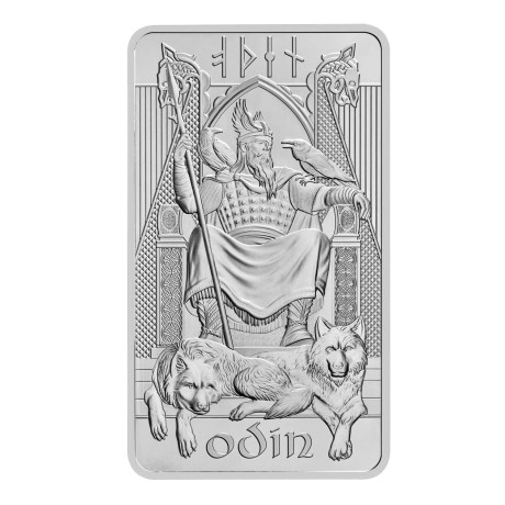Nordische Götter - Odin - 10 oz - Silberanlagebarren