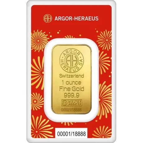 Argor Heraeus - Jahr der Schlange (2025) - 1 oz - Goldanlagebarren