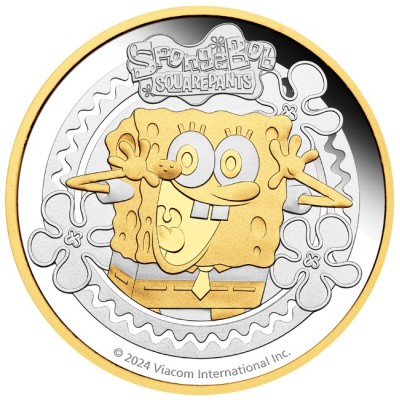 Spongebob Schwammkopf - 2 oz - Silber Sammlermünze