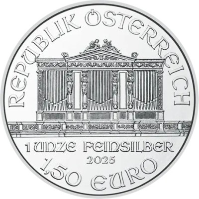 Wiener Philharmoniker (2025) - 1 oz - Silberanlagemünze  (Lieferung 20.4.2025)