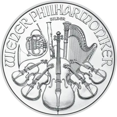 Wiener Philharmoniker (2025) - 1 oz - Silberanlagemünze  (Lieferung 20.4.2025)