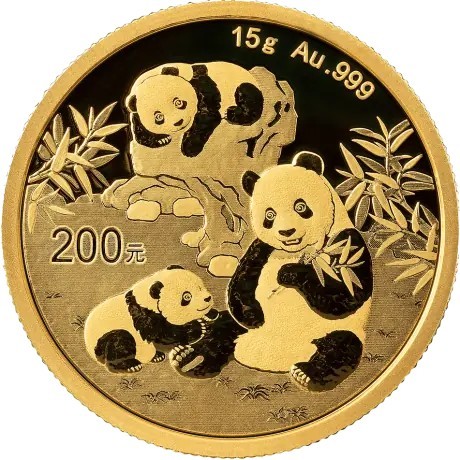 Panda (2025) - 15g - Goldanlagemünze