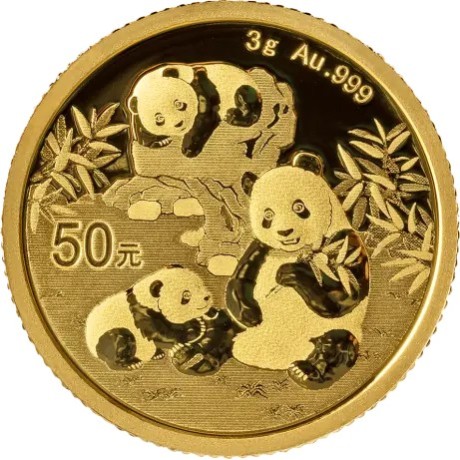 Panda (2025) - 3 g - Goldanlagemünze