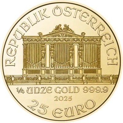 Wiener Philharmoniker (2025) - 1/4 oz - Goldanlagemünze