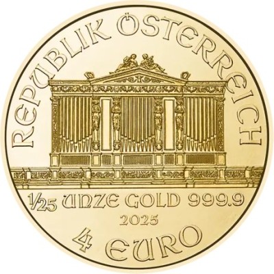 Wiener Philharmoniker (2025) - 1/25 oz - Goldanlagemünze