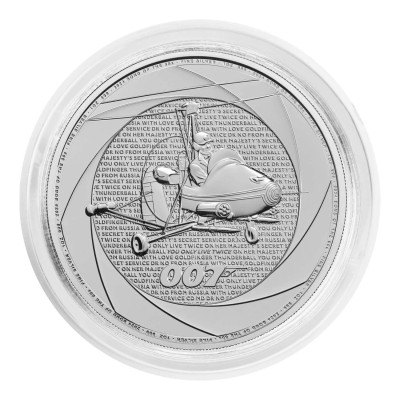 Sechs Jahrzehnte 007 (60´s) - James Bond - 1 oz - Silberanlagemünze