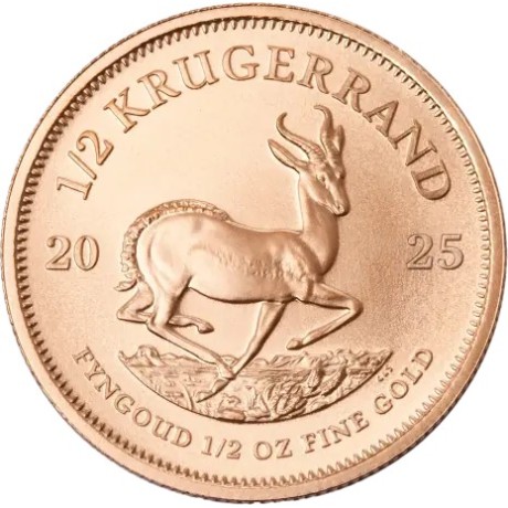 Krugerrand (2025) - 1/2 oz - Goldanlagemünze