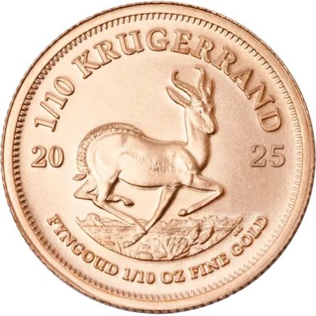Krugerrand (2025) - 1/10 oz - Goldanlagemünze