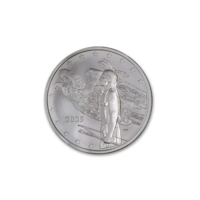 Mesa Grande Native American Bison Dollar (2025) - 1 oz - Silber Sammlermünze