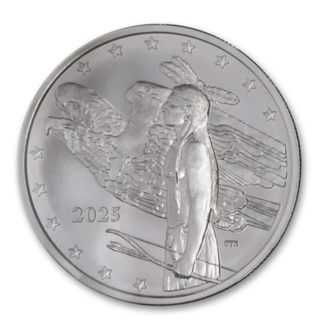 Mesa Grande Native American Bison Dollar (2025) - 1 oz - Silber Sammlermünze