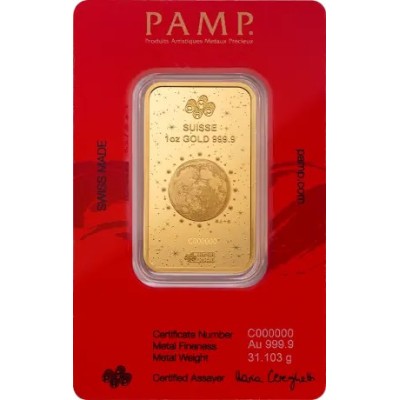 Pamp, Lunar Legend White Snake - 1 oz - Goldanlagebarren