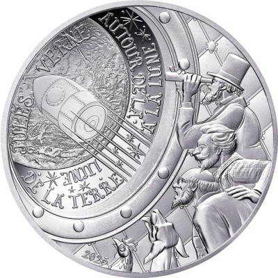 Jules Verne - 88,8g - Satz Proof-Sammlermünzen (Lieferung 10.05.2025)