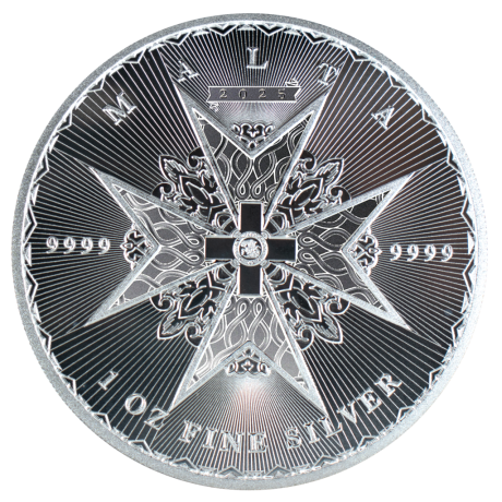 Malteserkreuz (2025) - 1 oz - Silberanlagemünze
