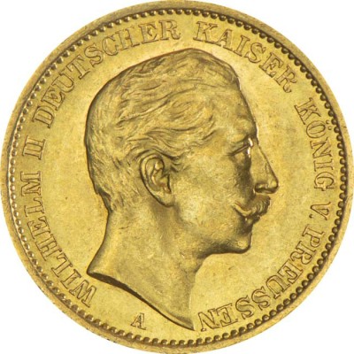 Deutsches Reich 20 Mark - 7,96 g - Goldanlagemünze