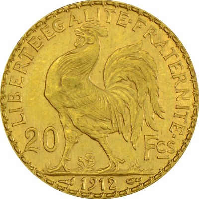 20 Francs - 6,45 g - Goldanlagemünze