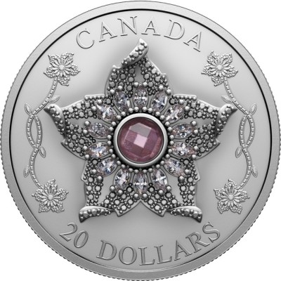 Williamson Diamond Brooch - 1 Oz - Silber Proof Sammlermünze