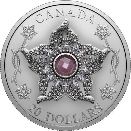 Williamson Diamond Brooch - 1 Oz - Silber Proof Sammlermünze
