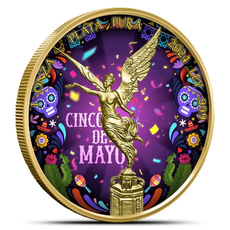 Mexiko - Libertad 2024, Cinco de Mayo - Silber-Sammlermünze