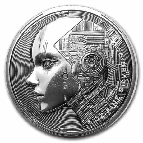 AI - Künstliche Intelligenz 2025 - 1 oz - Silberanlagemünze