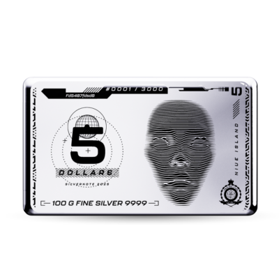 Silvernote 2025 - 100 g - Silberanlagebarren (Coinbar)